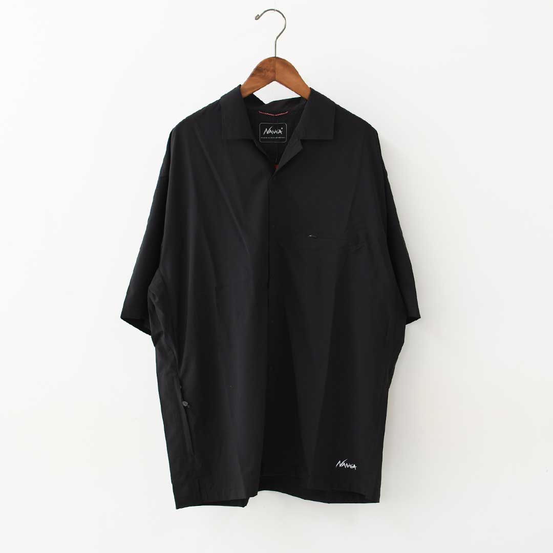 NANGA [ナンガ]PLC EXCURSION S/S SHIRT [N2610-1J120A] PLC エクスカーション ショートスリーブ シャツ・半袖シャツ・軽量・UVカット・パッカブル・旅行・出張・キャンプ・アウトドア・MEN'S/LADY'S [2026SS]