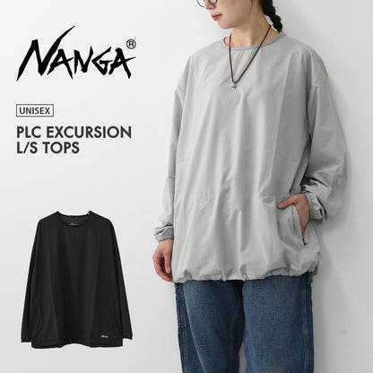 NANGA [ナンガ] PLC EXCURSION L/S TOPS [N2610-1L119A] PLC エクスカーション ロングスリーブ トップス・ロングスリーブ・コンシールファスナー・パッカブル・軽量・UVカット・吸水速乾・旅行・フェス・キャンプ・アウトドア・MEN'S/LADY'S [2026SS]