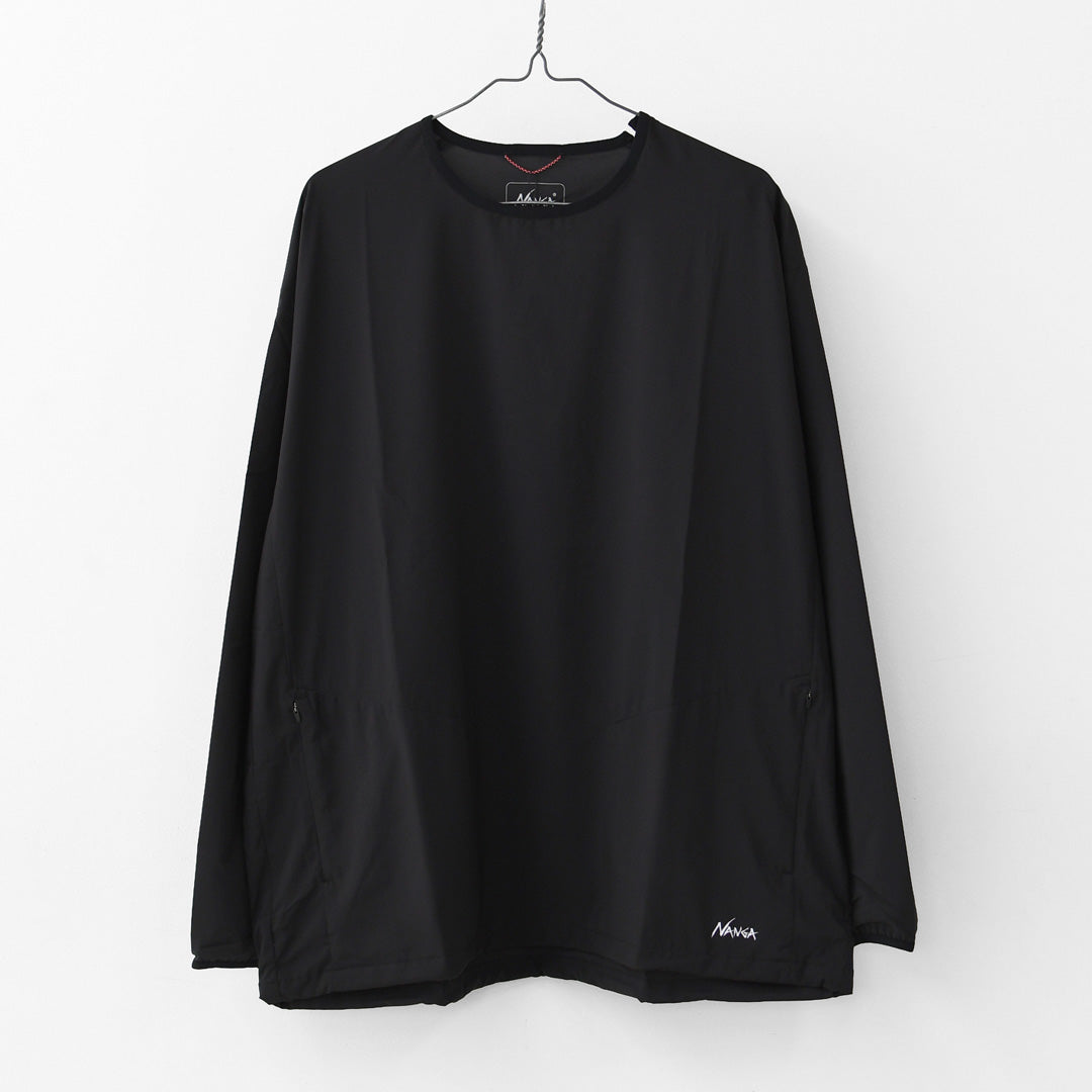 NANGA [ナンガ] PLC EXCURSION L/S TOPS [N2610-1L119A] PLC エクスカーション ロングスリーブ トップス・ロングスリーブ・コンシールファスナー・パッカブル・軽量・UVカット・吸水速乾・旅行・フェス・キャンプ・アウトドア・MEN'S/LADY'S [2026SS]