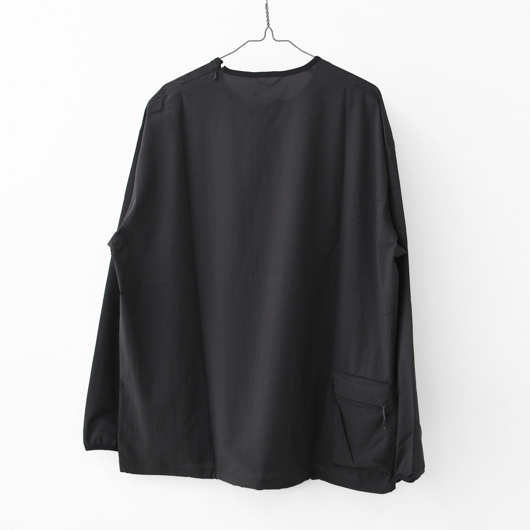NANGA [ナンガ] PLC EXCURSION L/S TOPS [N2610-1L119A] PLC エクスカーション ロングスリーブ トップス・ロングスリーブ・コンシールファスナー・パッカブル・軽量・UVカット・吸水速乾・旅行・フェス・キャンプ・アウトドア・MEN'S/LADY'S [2026SS]