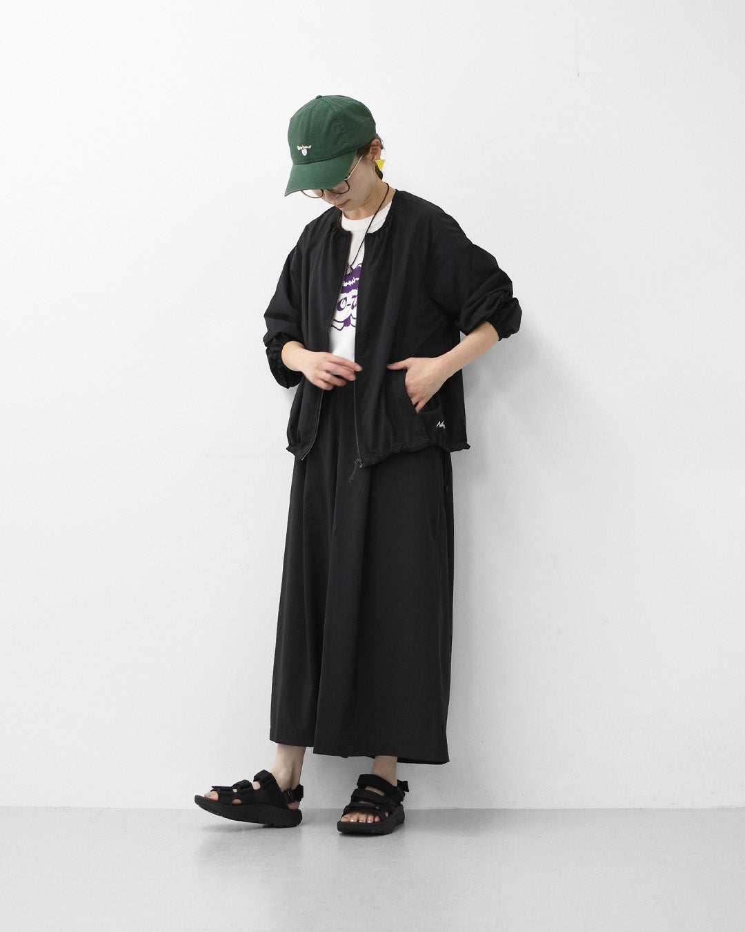 NANGA [ナンガ] EXCURSION NO COLLAR JACKET W [N2611-1A084B] エクスカーション ノーカラージャケット （ウィメンズ）・羽織り・ゆったりシルエット・アウター・シンプル・軽量・LADY'S [2026SS]