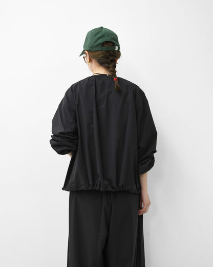 NANGA [ナンガ] EXCURSION NO COLLAR JACKET W [N2611-1A084B] エクスカーション ノーカラージャケット （ウィメンズ）・羽織り・ゆったりシルエット・アウター・シンプル・軽量・LADY'S [2026SS]
