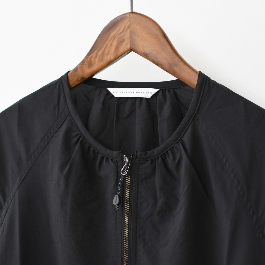 NANGA [ナンガ] EXCURSION NO COLLAR JACKET W [N2611-1A084B] エクスカーション ノーカラージャケット （ウィメンズ）・羽織り・ゆったりシルエット・アウター・シンプル・軽量・LADY'S [2026SS]