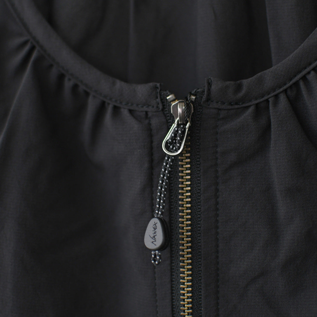 NANGA [ナンガ] EXCURSION NO COLLAR JACKET W [N2611-1A084B] エクスカーション ノーカラージャケット （ウィメンズ）・羽織り・ゆったりシルエット・アウター・シンプル・軽量・LADY'S [2026SS]