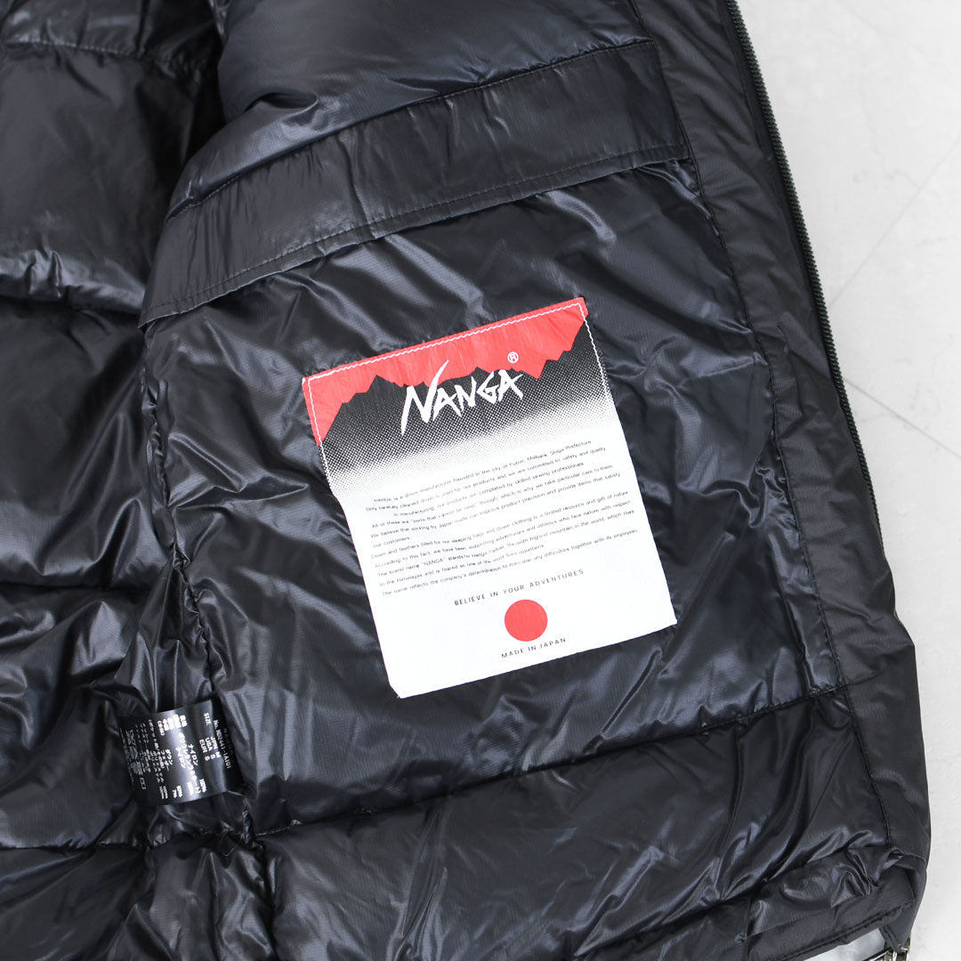 NANGA [ナンガ] AURORA TEX LIGHT STAND COLLAR DOWN JACKET MIKAMI [ND2441-1A101] オーロラテックスライトスタンドカラーダウンジャケットミカミ・ダウンジャケット・ジャケット・アウター・防寒・焚き火・アウトドア・キャンプ・MEN'S / LADY'S [2025AW]
