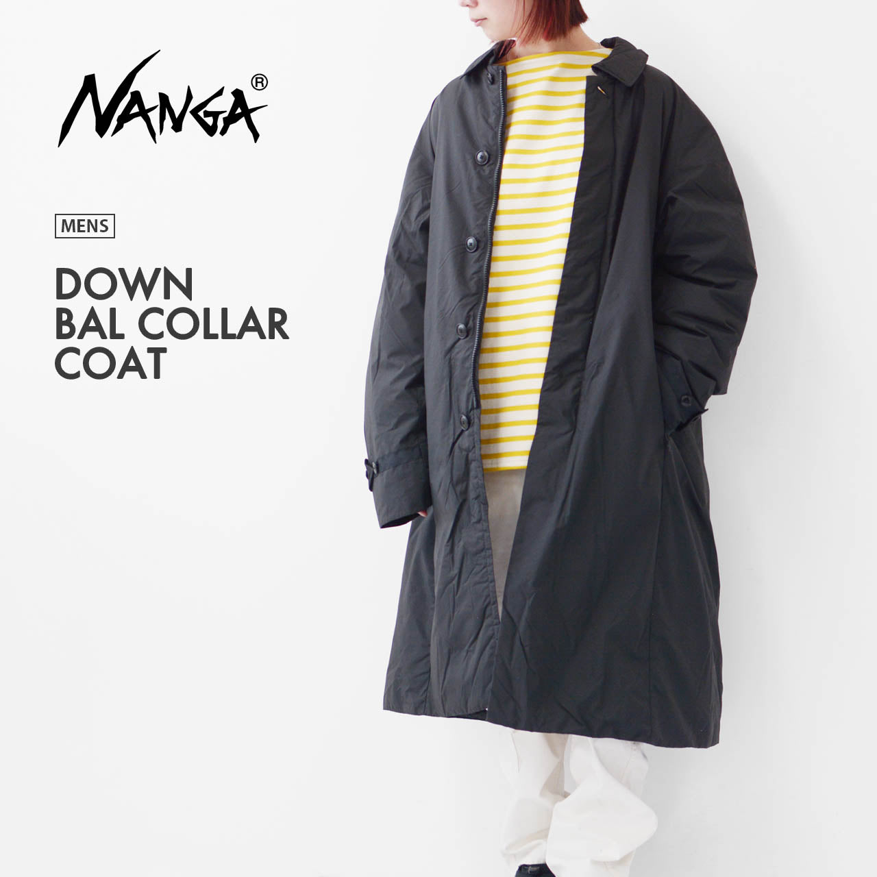 NANGA [ナンガ] DOWN BAL COLLAR COAT [ND2441-1C604] ダウン バルカラーコート（メンズ） [2024AW]