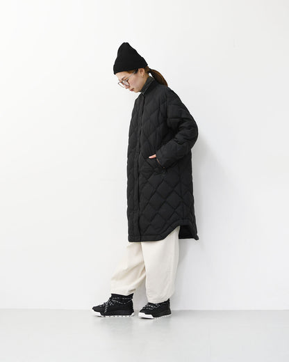 NANGA [ナンガ] RIB COLLAR QUILTED DOWN COAT W [ND2442-1C603] リブカラーキルティッド ダウンコート(ウィメンズ)・ダウンコート・キルトダウンコート・防寒・焚き火・アウトドア・キャンプ・LADY'S [2025AW]