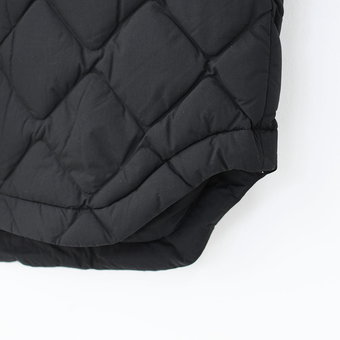 NANGA [ナンガ] RIB COLLAR QUILTED DOWN COAT W [ND2442-1C603] リブカラーキルティッド ダウンコート(ウィメンズ)・ダウンコート・キルトダウンコート・防寒・焚き火・アウトドア・キャンプ・LADY'S [2025AW]