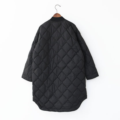 NANGA [ナンガ] RIB COLLAR QUILTED DOWN COAT W [ND2442-1C603] リブカラーキルティッド ダウンコート(ウィメンズ)・ダウンコート・キルトダウンコート・防寒・焚き火・アウトドア・キャンプ・LADY'S [2025AW]