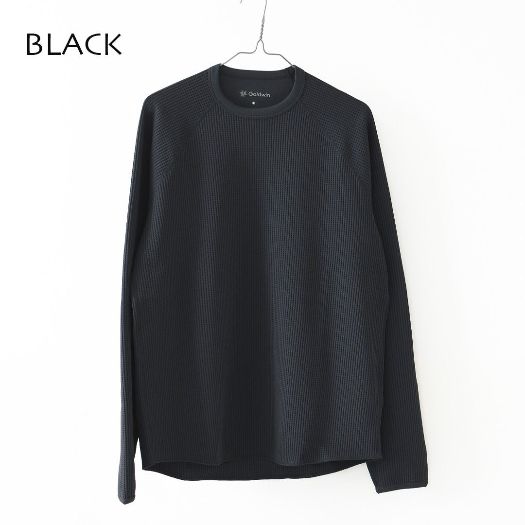 GOLDWIN [ゴールドウィン] WF Light L/S T-shirt [GL45142] ワッフルライトロングスリーブティーシャツ（ユニセックス）・長袖Tシャツ・ワッフルTシャツ・イージーケア・UVカット・MEN'S / LADY'S [2026SS]