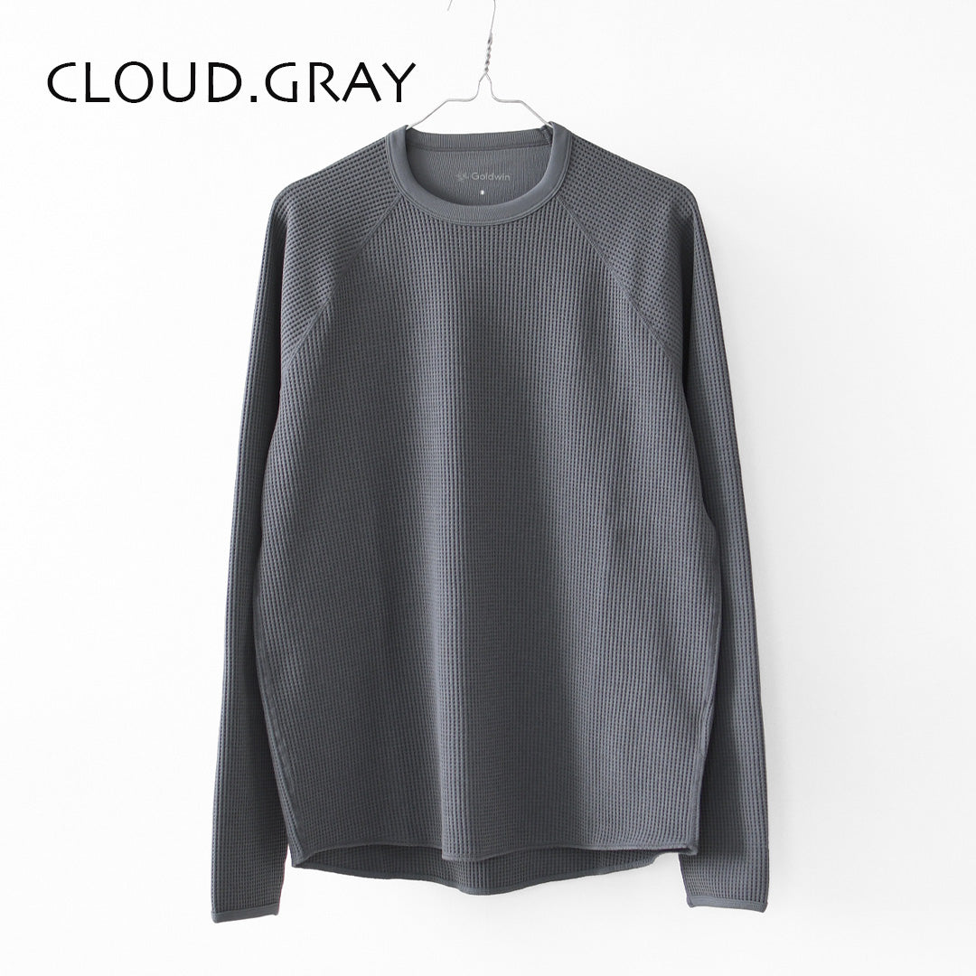 GOLDWIN [ゴールドウィン] WF Light L/S T-shirt [GL45142] ワッフルライトロングスリーブティーシャツ（ユニセックス）・長袖Tシャツ・ワッフルTシャツ・イージーケア・UVカット・MEN'S / LADY'S [2026SS]