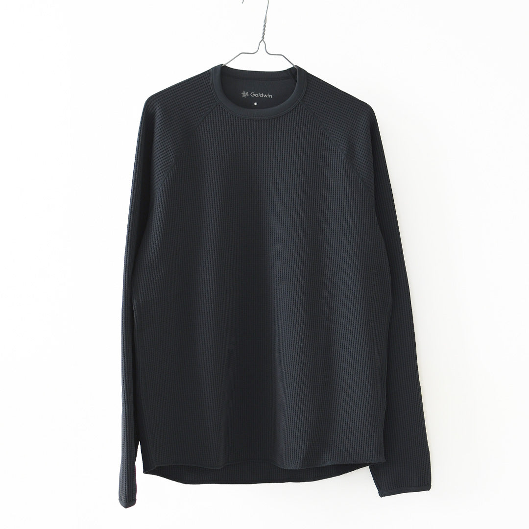 GOLDWIN [ゴールドウィン] WF Light L/S T-shirt [GL45142] ワッフルライトロングスリーブティーシャツ（ユニセックス）・長袖Tシャツ・ワッフルTシャツ・イージーケア・UVカット・MEN'S / LADY'S [2026SS]