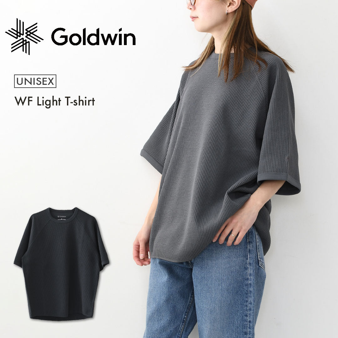GOLDWIN [ゴールドウィン] WF Light T-shirt [GL65143] ワッフルライトティーシャツ（ユニセックス）・サーマル生地・Tシャツ・UVプロテクト・抗菌防臭機能・アウトドア・キャンプ・MEN'S / LADY'S [2026SS]