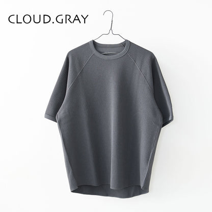 GOLDWIN [ゴールドウィン] WF Light T-shirt [GL65143] ワッフルライトティーシャツ（ユニセックス）・サーマル生地・Tシャツ・UVプロテクト・抗菌防臭機能・アウトドア・キャンプ・MEN'S / LADY'S [2026SS]