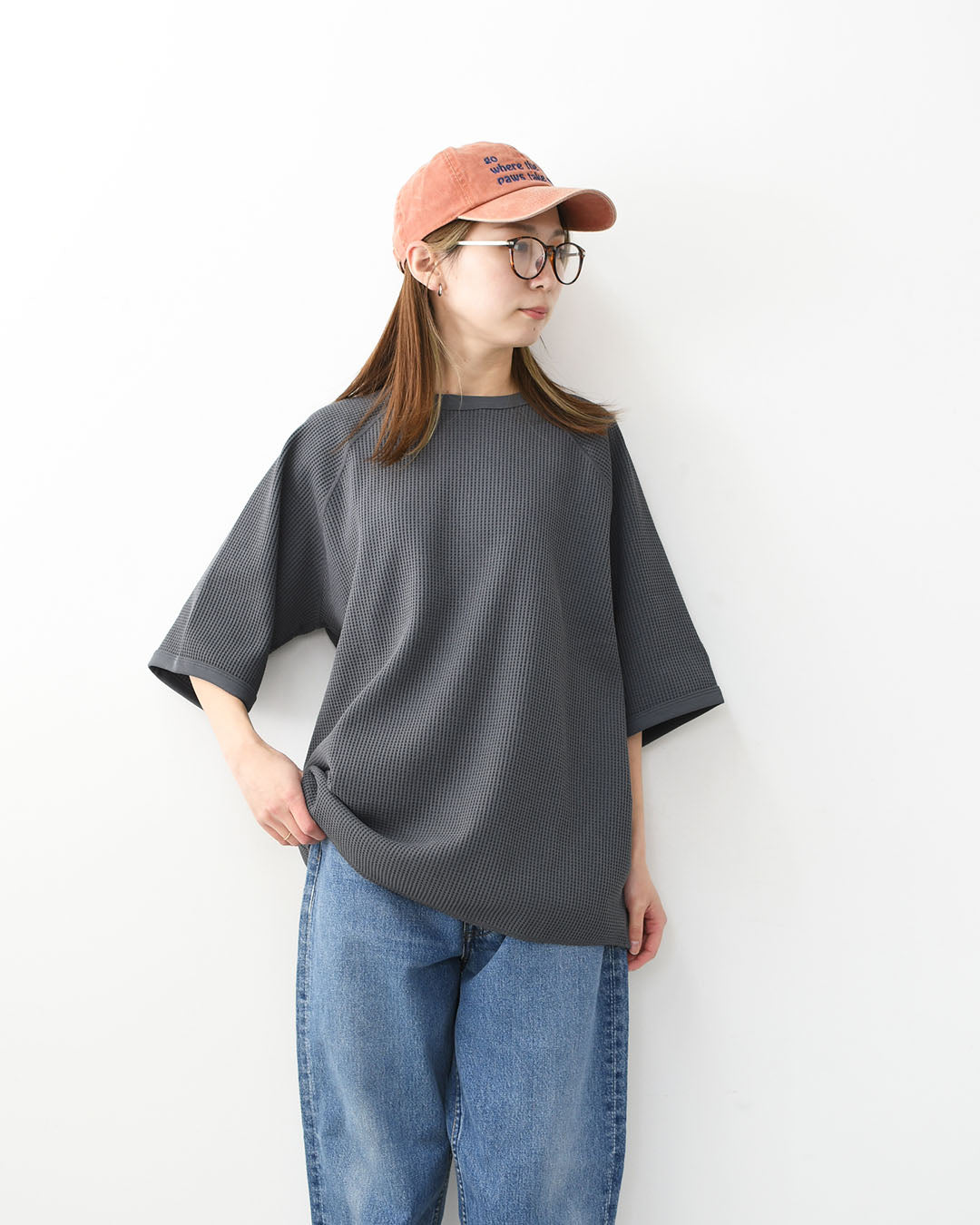 GOLDWIN [ゴールドウィン] WF Light T-shirt [GL65143] ワッフルライトティーシャツ（ユニセックス）・サーマル生地・Tシャツ・UVプロテクト・抗菌防臭機能・アウトドア・キャンプ・MEN'S / LADY'S [2026SS]