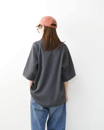 GOLDWIN [ゴールドウィン] WF Light T-shirt [GL65143] ワッフルライトティーシャツ（ユニセックス）・サーマル生地・Tシャツ・UVプロテクト・抗菌防臭機能・アウトドア・キャンプ・MEN'S / LADY'S [2026SS]