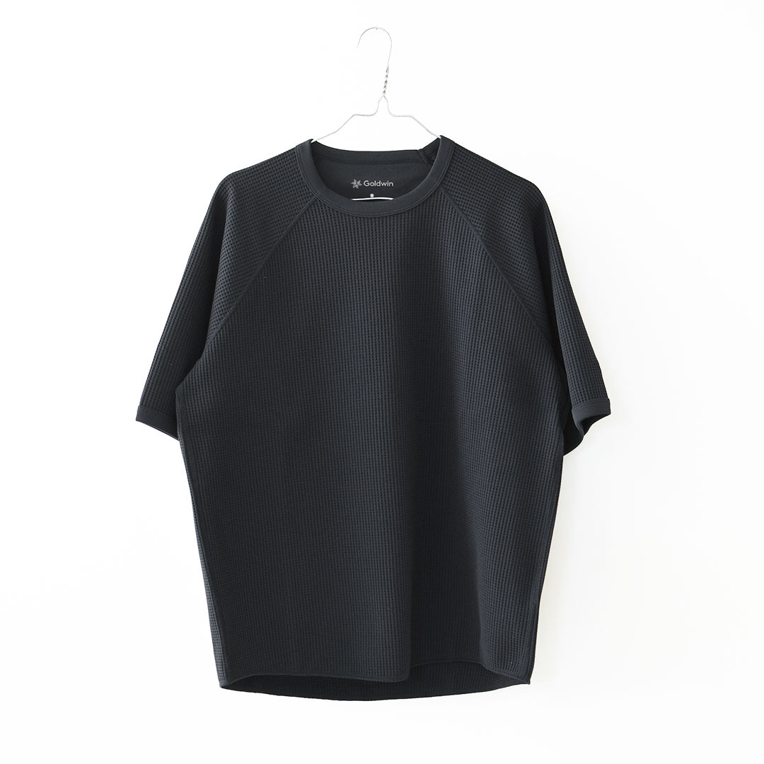 GOLDWIN [ゴールドウィン] WF Light T-shirt [GL65143] ワッフルライトティーシャツ（ユニセックス）・サーマル生地・Tシャツ・UVプロテクト・抗菌防臭機能・アウトドア・キャンプ・MEN'S / LADY'S [2026SS]