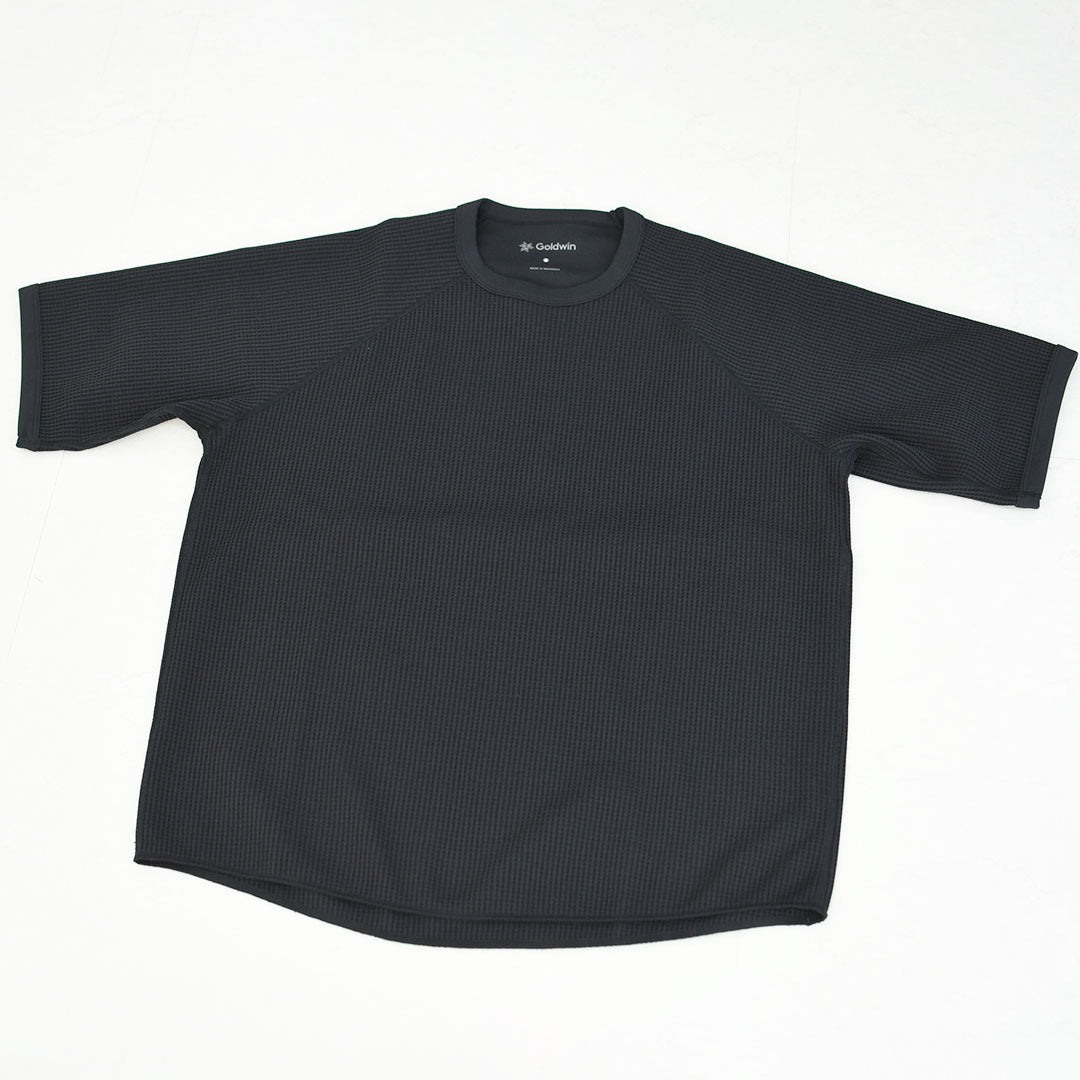 GOLDWIN [ゴールドウィン] WF Light T-shirt [GL65143] ワッフルライトティーシャツ（ユニセックス）・サーマル生地・Tシャツ・UVプロテクト・抗菌防臭機能・アウトドア・キャンプ・MEN'S / LADY'S [2026SS]