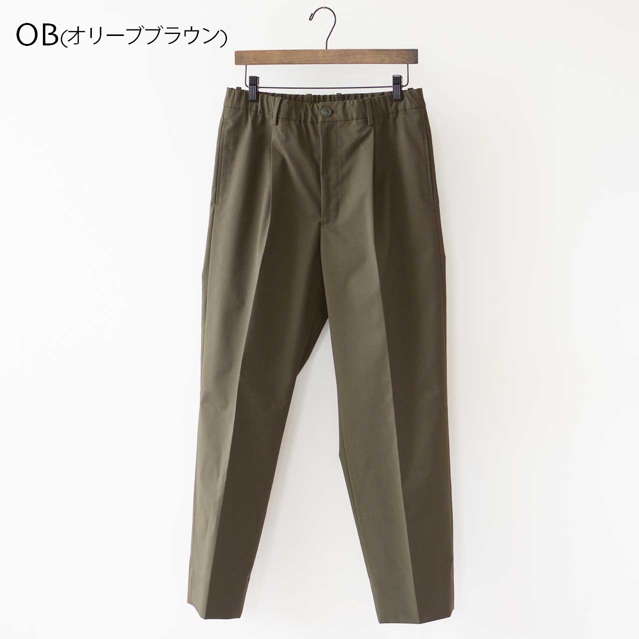 GOLDWIN [ゴールドウィン] WOOLY TWILL ONE TUCK PANTS [GL74351] ウールブレンドツイルワンタックパンツ(ユニセックス)  [2024AW]