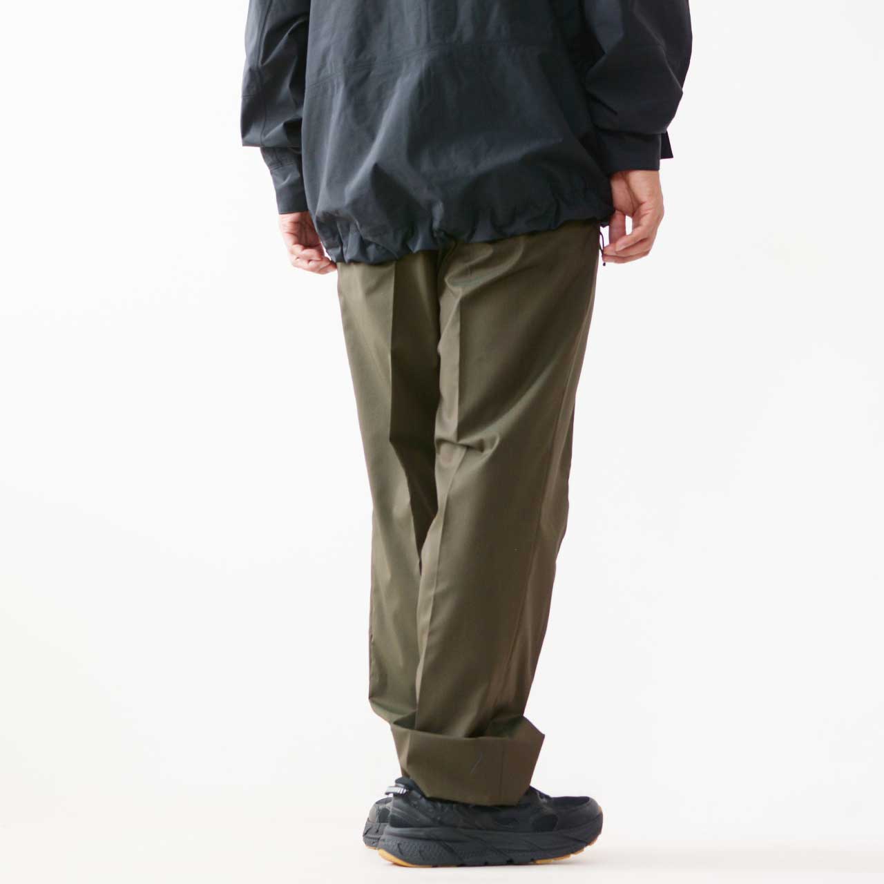 GOLDWIN [ゴールドウィン] WOOLY TWILL ONE TUCK PANTS [GL74351] ウールブレンドツイルワンタックパンツ(ユニセックス)  [2024AW]