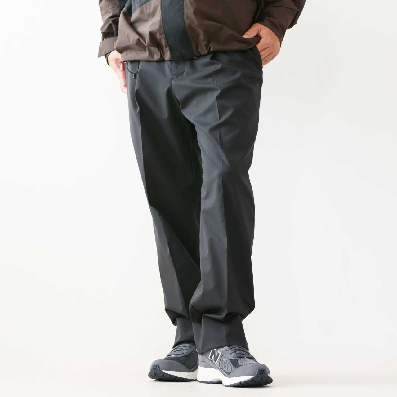 GOLDWIN [ゴールドウィン] WOOLY TWILL ONE TUCK PANTS [GL74351] ウールブレンドツイルワンタックパンツ(ユニセックス)  [2024AW]