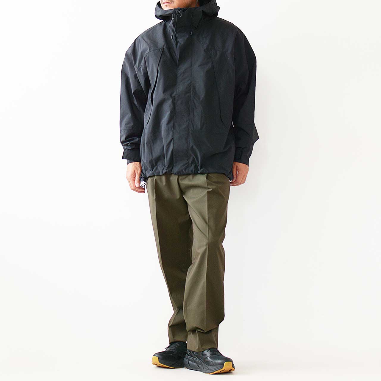 GOLDWIN [ゴールドウィン] WOOLY TWILL ONE TUCK PANTS [GL74351] ウールブレンドツイルワンタックパンツ(ユニセックス)  [2024AW]