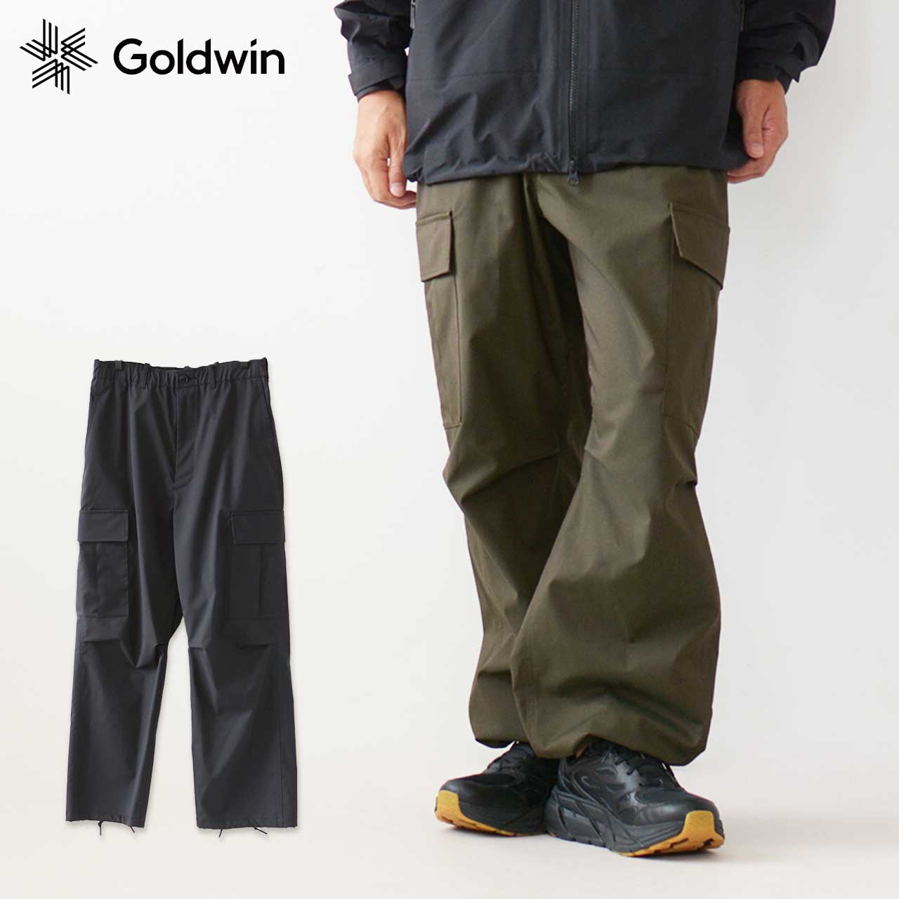 GOLDWIN [ゴールドウィン] WOOLY TWILL CARGO PANTS [GL74352] ウールブレンドツイルカーゴパンツ  (ユニセックス) [2024AW]