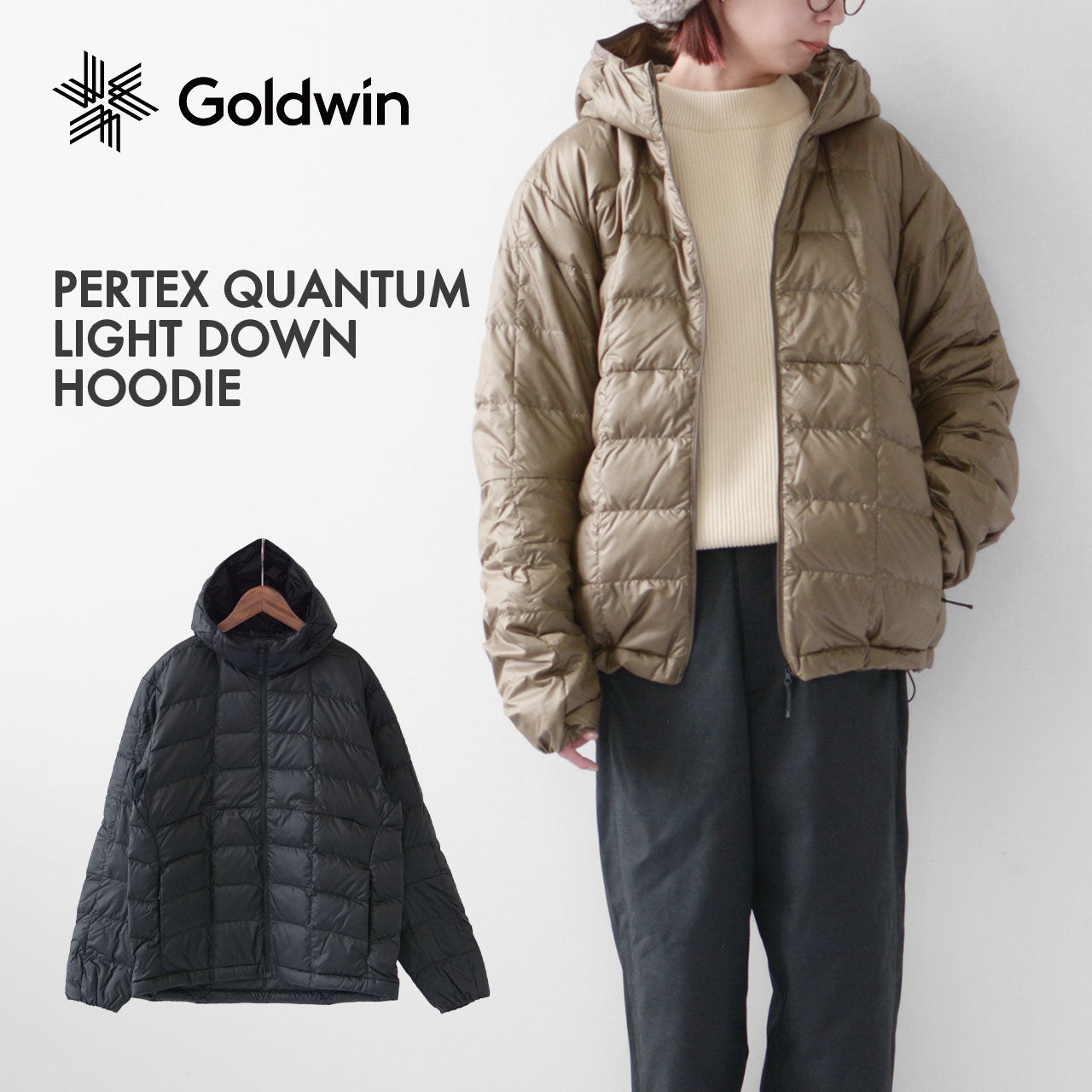 GOLDWIN [ゴールドウィン] PERTEX QUANTUM LIGHT DOWN HOODIE [GM24301] パーテックスカンタムライトダウンフーディー [2024AW]