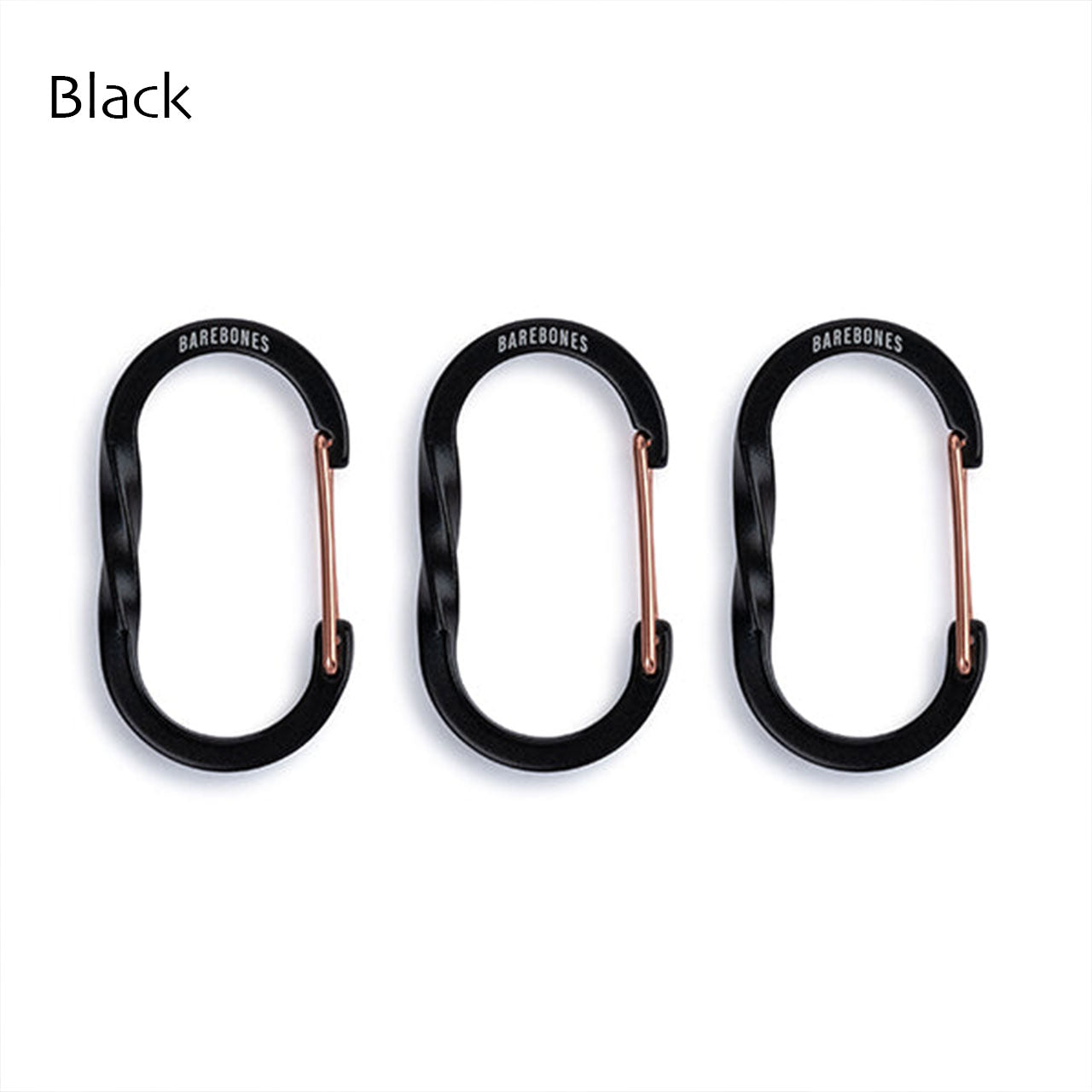 Barebones Living [ベアボーンズリビング] ワイヤーゲート カラビナ Sサイズ 3pc [20230034] [2024SS]