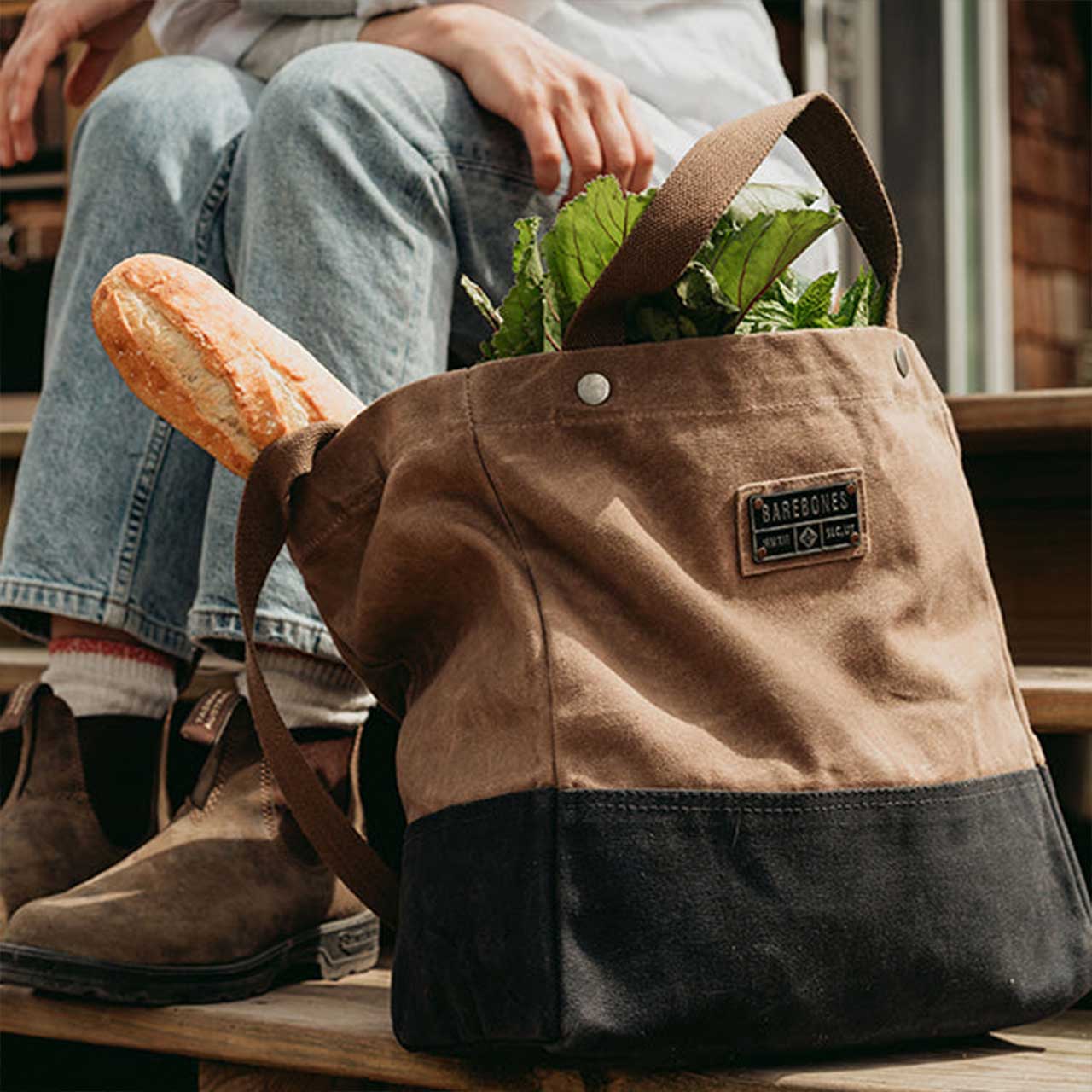 Barebones Living [ベアボーンズリビング] ニーラム マーケットトート [20236002] [2025AW]