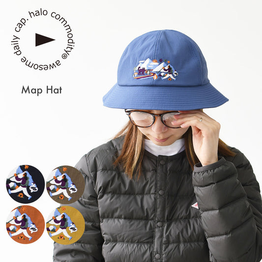 halo.commodity [ハロ コモディティ] Map Hat [h253-438] マップハット・MEN'S / LADY'S [2025AW]
