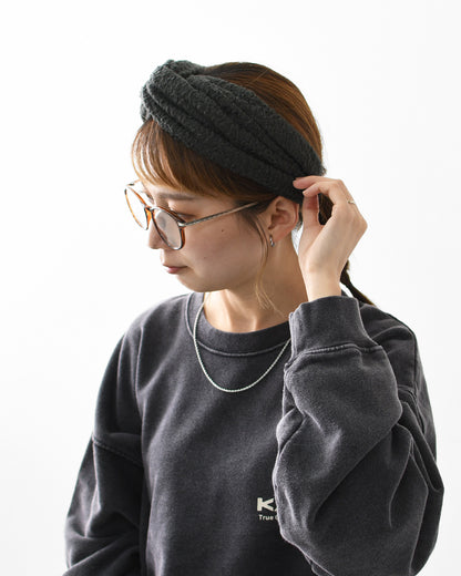 halo.commodity [ハロ コモディティ] Cuddly Band [h253-501] カドリーバンド・ヘアバンド・フワフワ・ヘアアクセサリー・キャンプ・アウトドア・LADY'S [2025AW]