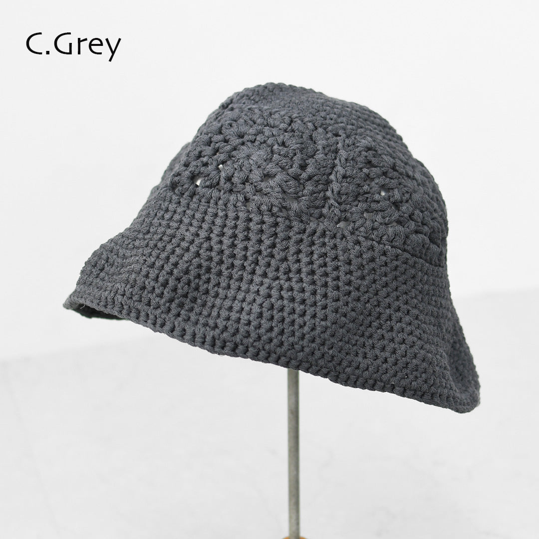 halo.commodity [ハロ コモディティ] Petal Knit Hat  [h261-603] ペタルニットハット・アウトドア・手編み・ニット・花柄・MEN'S / LADY'S [2026SS]