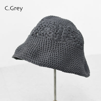 halo.commodity [ハロ コモディティ] Petal Knit Hat  [h261-603] ペタルニットハット・アウトドア・手編み・ニット・花柄・MEN'S / LADY'S [2026SS]