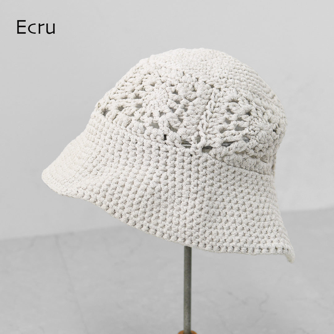 halo.commodity [ハロ コモディティ] Petal Knit Hat  [h261-603] ペタルニットハット・アウトドア・手編み・ニット・花柄・MEN'S / LADY'S [2026SS]