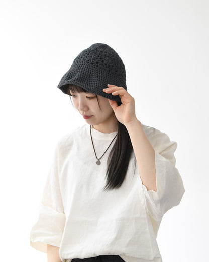halo.commodity [ハロ コモディティ] Petal Knit Hat  [h261-603] ペタルニットハット・アウトドア・手編み・ニット・花柄・MEN'S / LADY'S [2026SS]