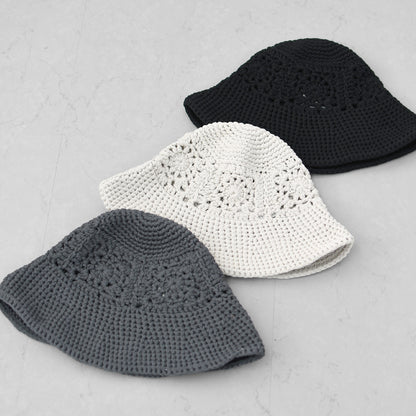 halo.commodity [ハロ コモディティ] Petal Knit Hat  [h261-603] ペタルニットハット・アウトドア・手編み・ニット・花柄・MEN'S / LADY'S [2026SS]