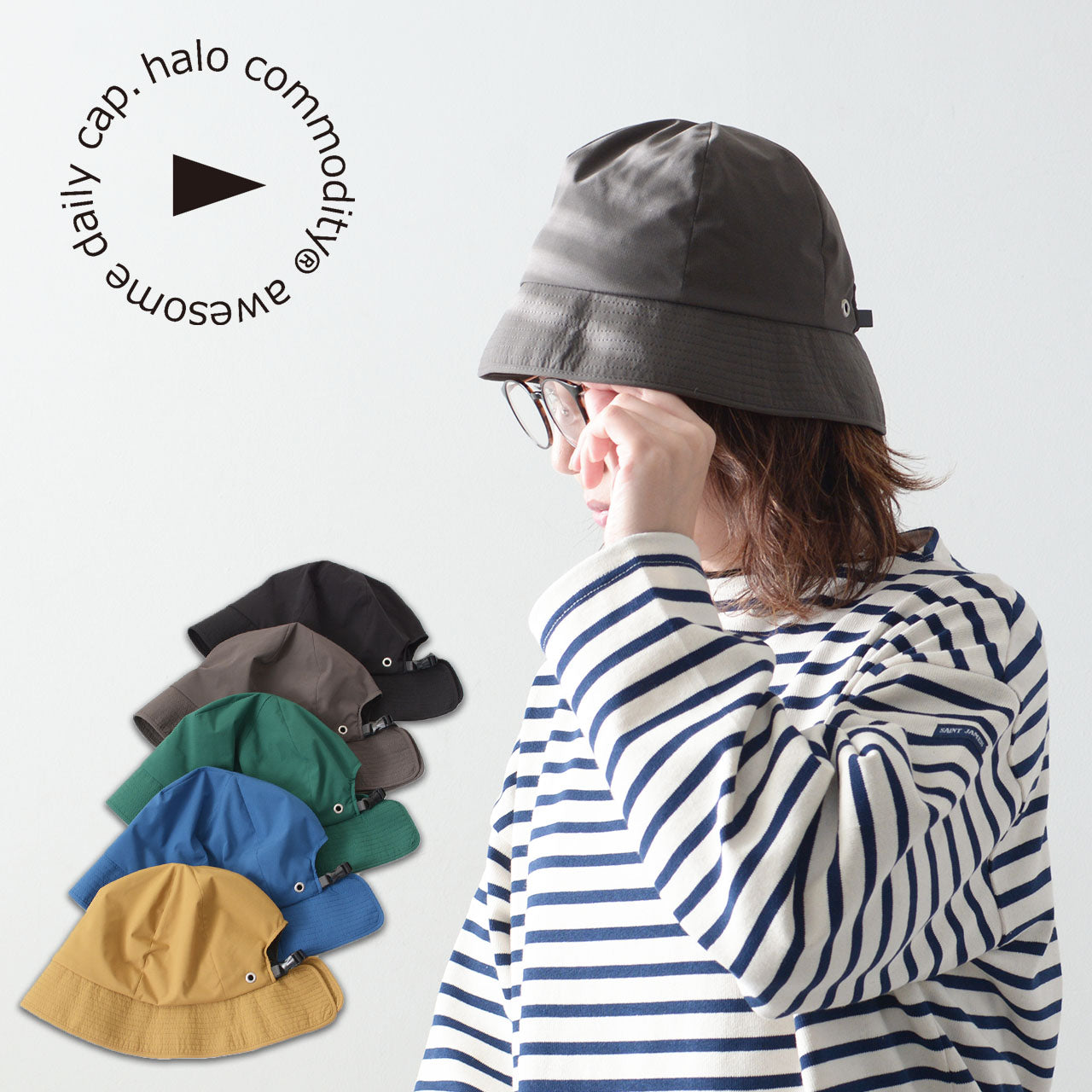 halo.commodity [ハロ コモディティ] Crevice Slit Hat [HL-1077] クレビススリットハット [2024SS]