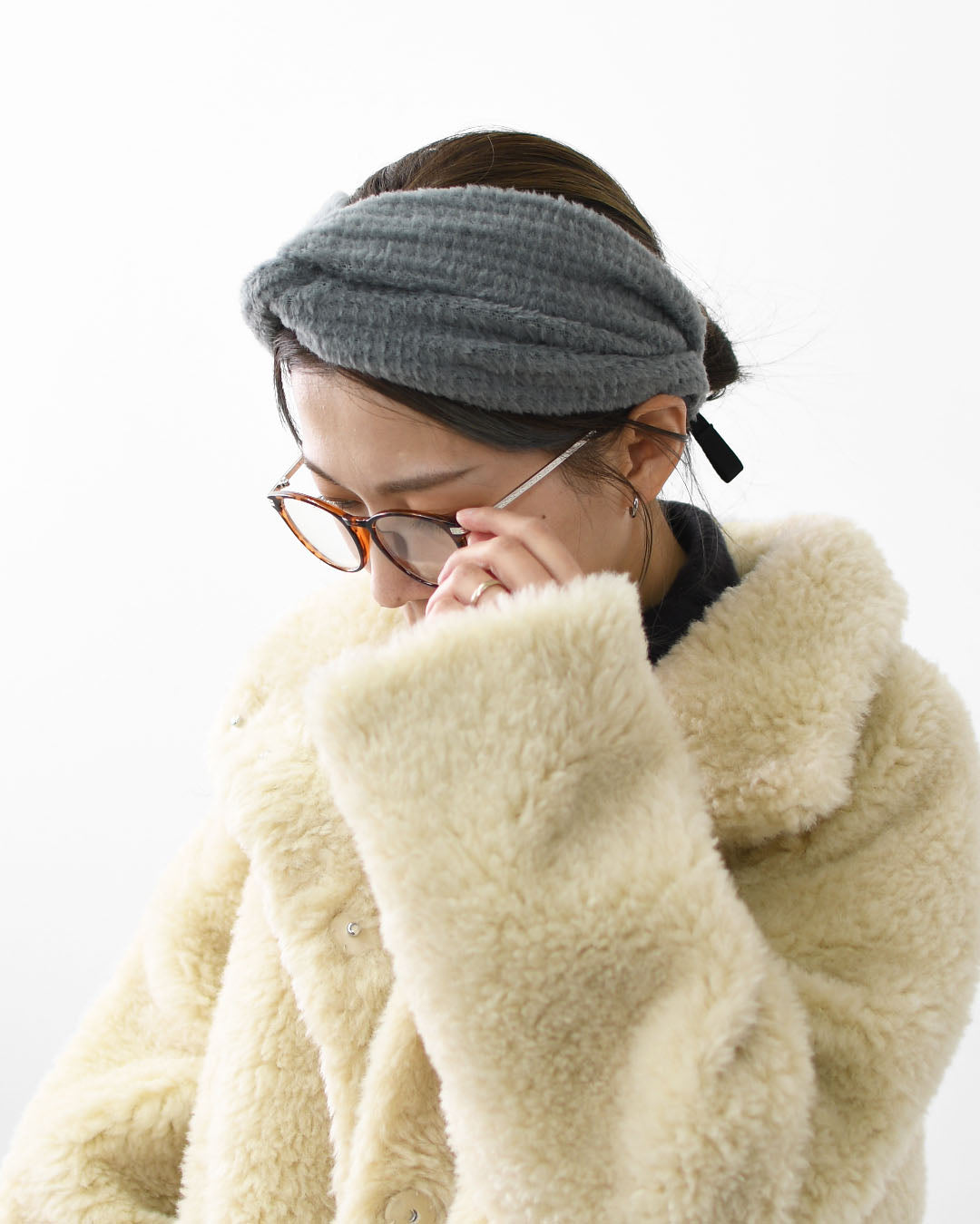 halo.commodity [ハロ コモディティ] Alpha Band [HL-1109] アルファバンド・ヘアバンド(シュシュ・カチューシャ・髪留め)・POLARTEC・日本製・ LADY'S [2025AW]