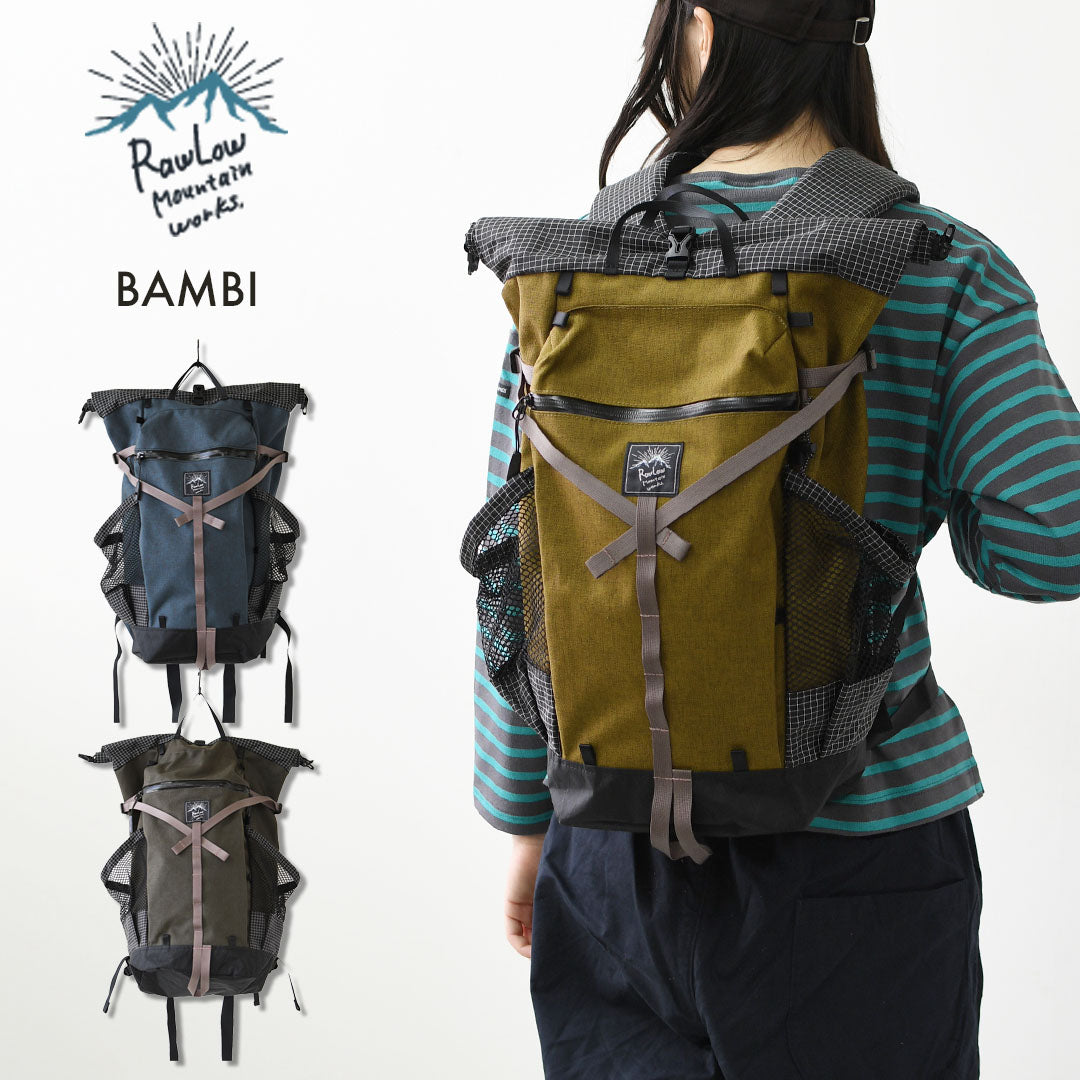 Rawlow mountain works[ロウロウ マウンテン ワークス] BAMBI [bambi] バンビ・デイバッグ・バックパック・MEN'S/ LADY'S [2026AW]