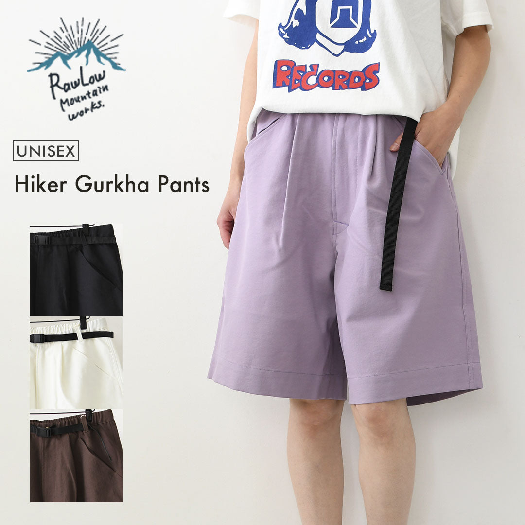 Rawlow mountain works [ロウロウ マウンテン ワークス] Hiker Gurkha Pants [hker-bker-pt] ハイカーグルカパンツ・ハーフパンツ・ショートパンツ・ワークパンツ・アウトドア・MEN'S / LADY'S [2026AW]