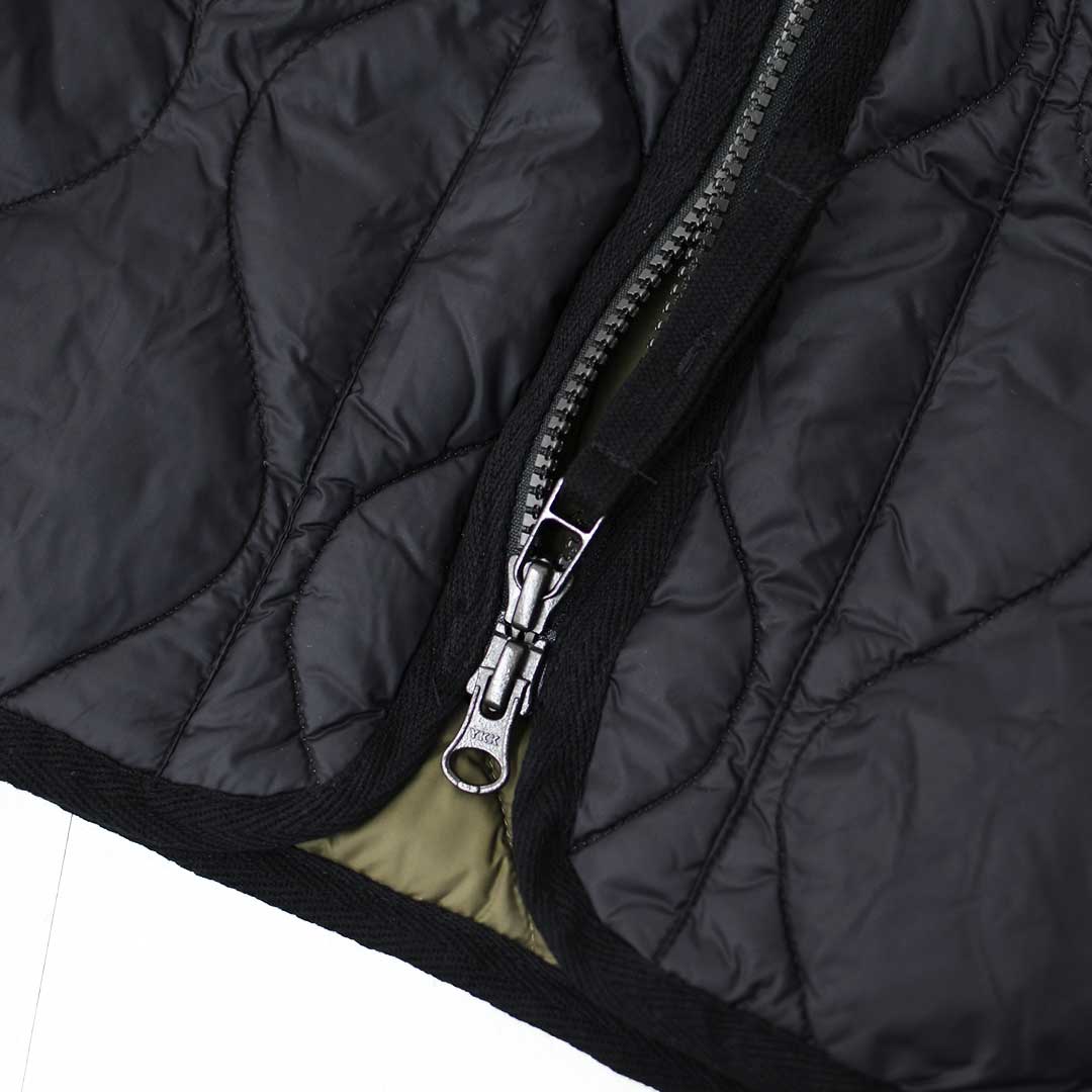 TAION[タイオン] MILITARY CREW NECK BUTTON DOWN VEST [001ALSZML-1] ミリタリー クルーネックボタン ダウンベスト・ダウンベスト・ミリタリー・クルーネック・収納袋付き・コンパクト・ユニセックス・MEN'S / LADY'S [2025AW]