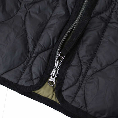 TAION[タイオン] MILITARY CREW NECK BUTTON DOWN VEST [001ALSZML-1] ミリタリー クルーネックボタン ダウンベスト・ダウンベスト・ミリタリー・クルーネック・収納袋付き・コンパクト・ユニセックス・MEN'S / LADY'S [2025AW]