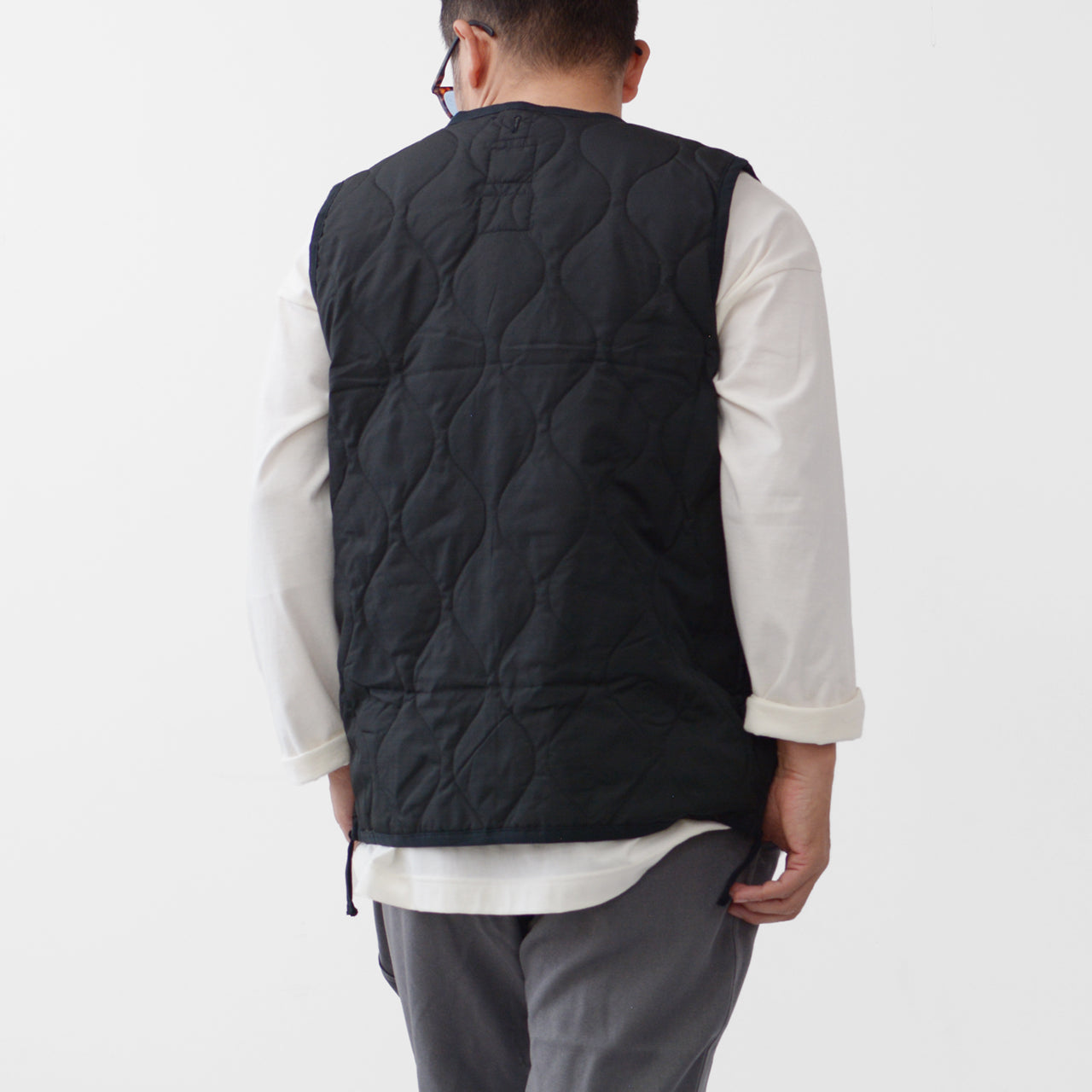 TAION[タイオン] MILITARY V NECK BUTTON DOWN VEST [001BML-1] ミリタリーVネックボタンダウンベスト [2024AW]