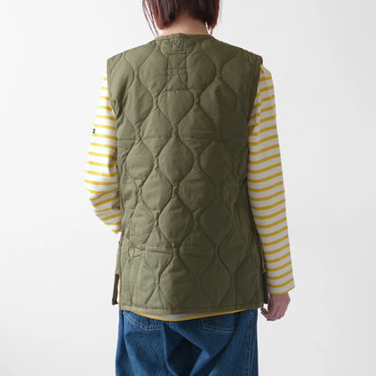 TAION[タイオン] MILITARY V NECK BUTTON DOWN VEST [001BML-1] ミリタリーVネックボタンダウンベスト [2024AW]