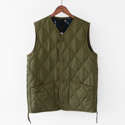TAION[タイオン] MILITARY V NECK BUTTON DOWN VEST [001BML-1] ミリタリーVネックボタンダウンベスト [2024AW]