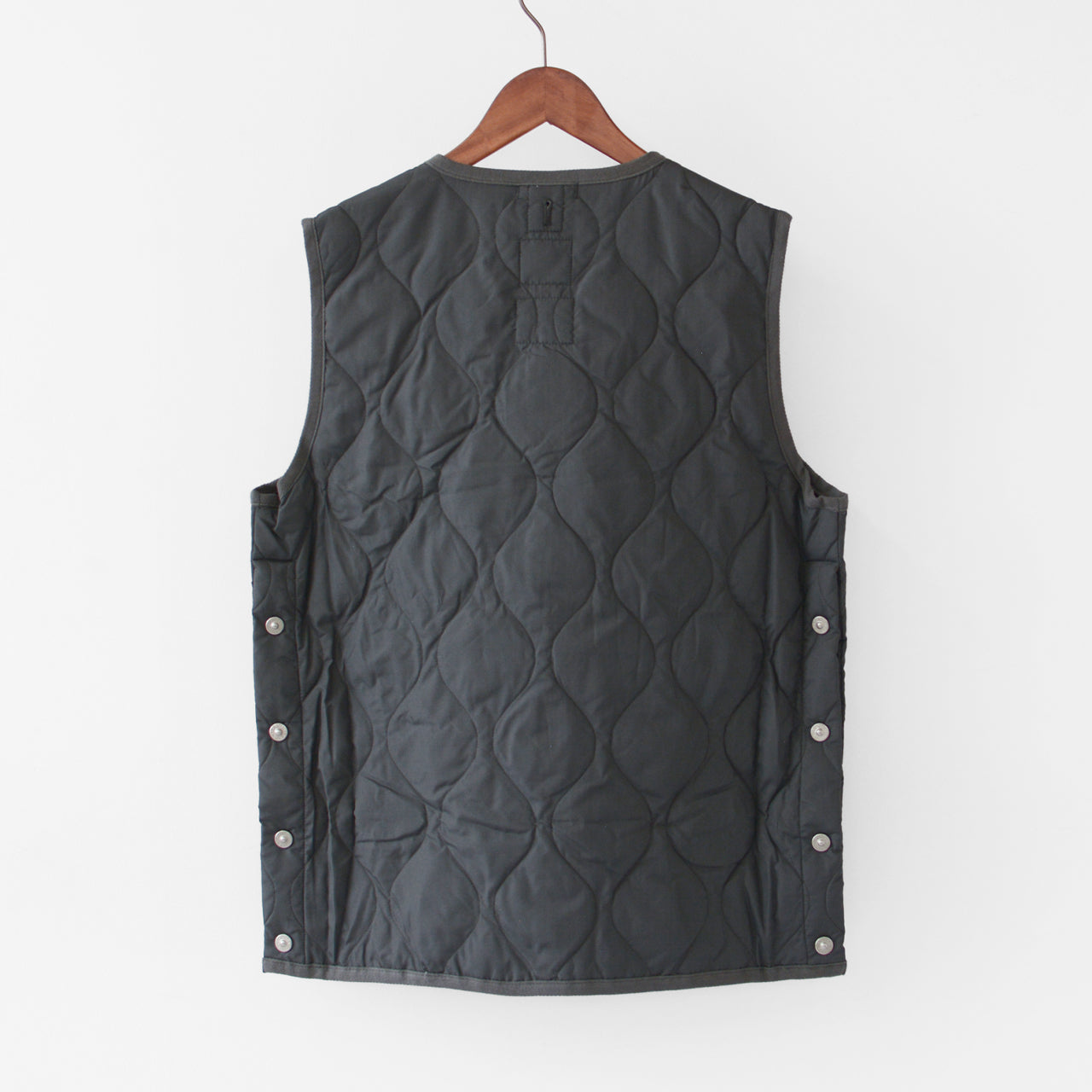 TAION[タイオン] MILITARY CREW NECK BUTTON DOWN VEST [004B2ML-1] ミリタリー クルーネックボタン ダウンベスト [2024AW]