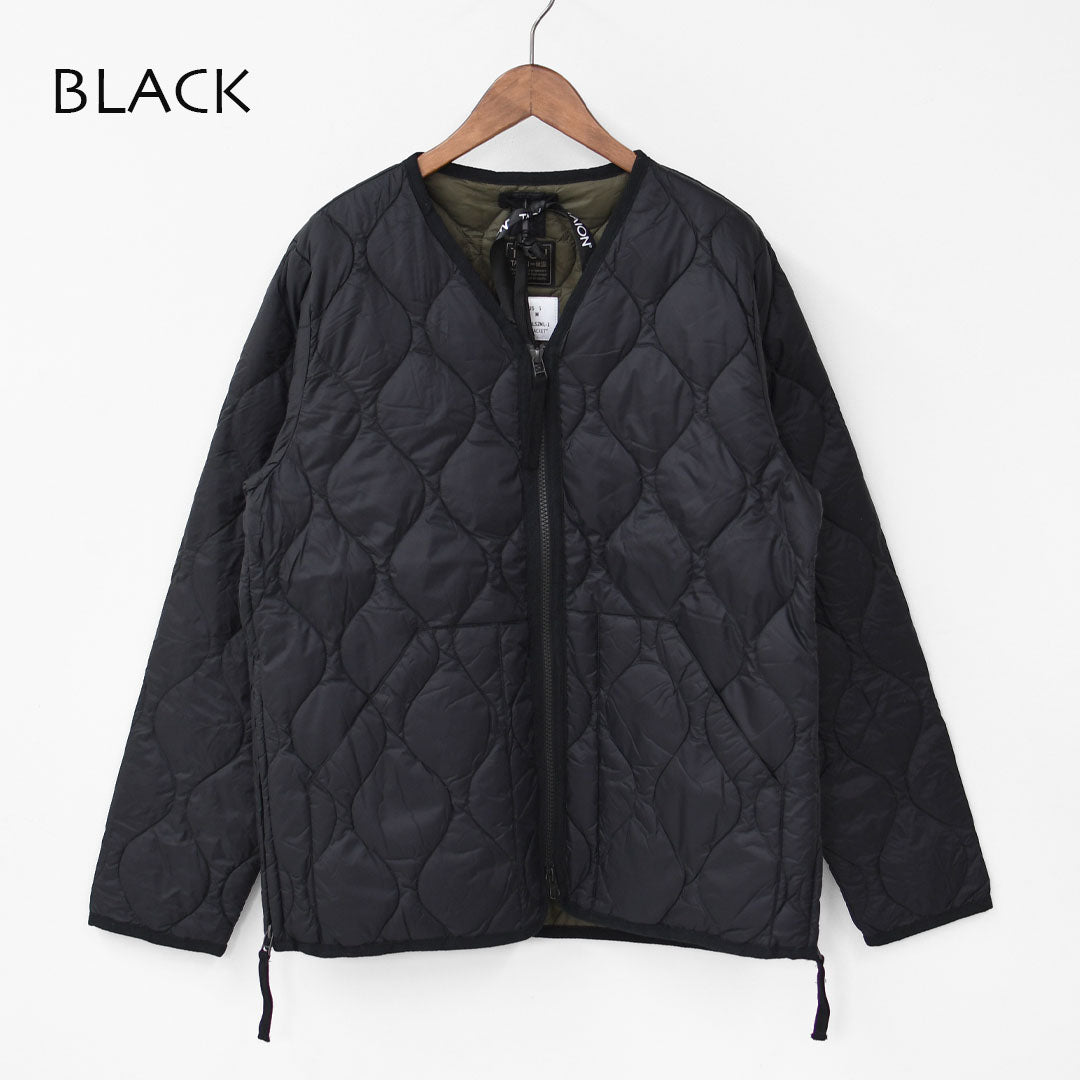 TAION[タイオン] MILITARY V NECK W-ZIP DOWN JKT [101ALSZML-1] ミリタリー VネックWジップ ダウンジャケット・MEN'S / LADY'S [2025AW]
