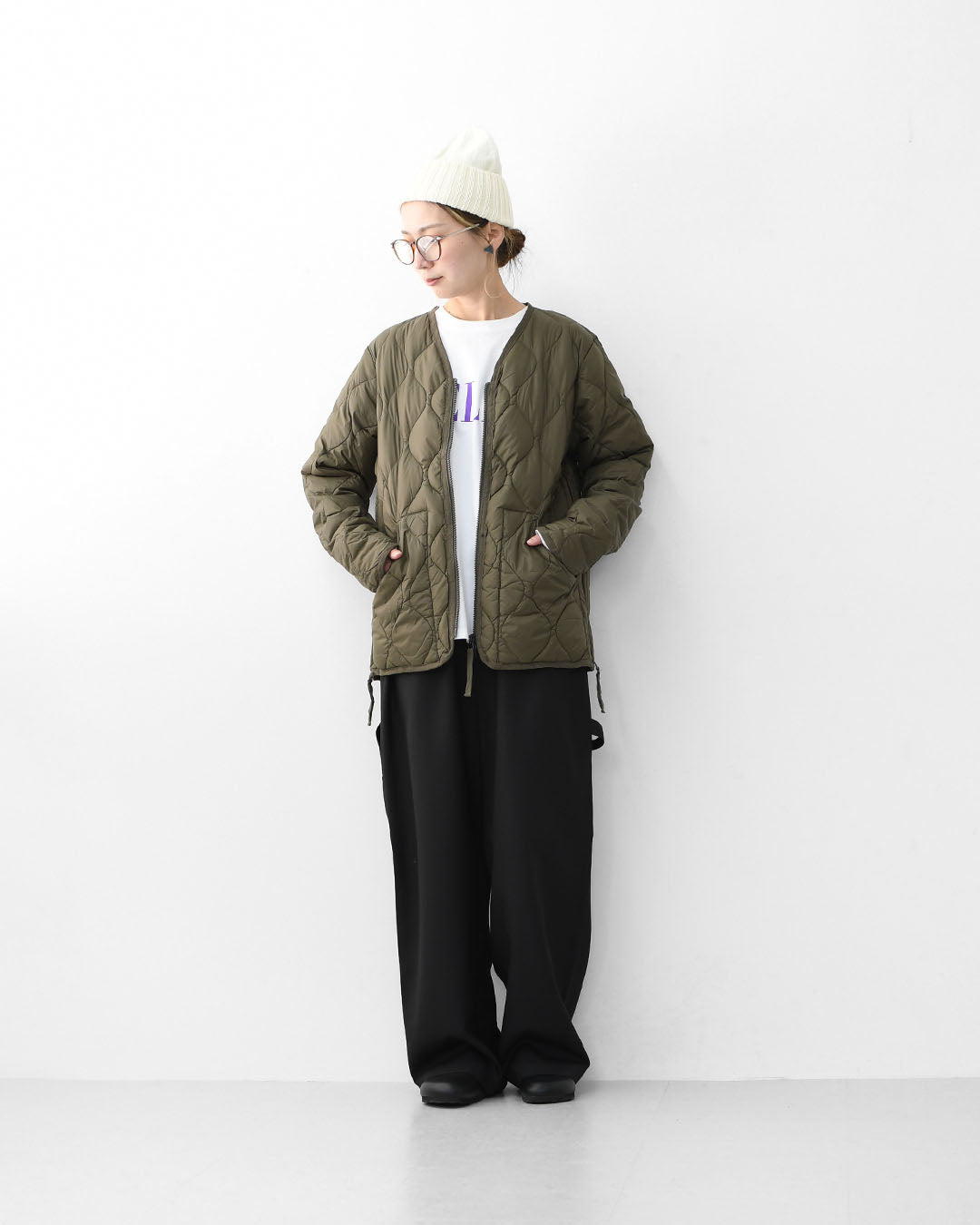 TAION[タイオン] MILITARY V NECK W-ZIP DOWN JKT [101ALSZML-1] ミリタリー VネックWジップ ダウンジャケット・MEN'S / LADY'S [2025AW]