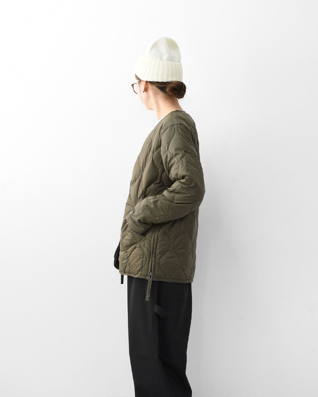 TAION[タイオン] MILITARY V NECK W-ZIP DOWN JKT [101ALSZML-1] ミリタリー VネックWジップ ダウンジャケット・MEN'S / LADY'S [2025AW]